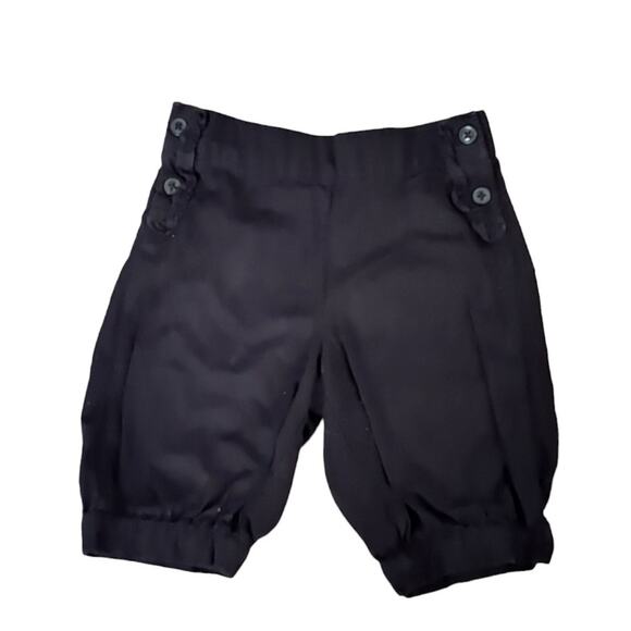 Janie and Jack Other - Janie And Jack Girls City Museum Black Ruffle Knicker Capris Size 2T